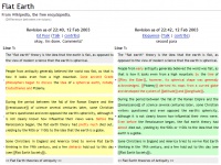 History comparison reports highlight the changes between two revisions of a page.