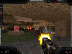 ZEROT's protagonist, the Prototype, features both a deadly arsenal and a snazzy new Heads-up Display.