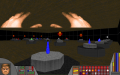 The new HUD in all it's glory. This picture also shows all the new pictures I have created for the new items. ( Sorry about the hands, I haven't fixed the alignment on them yet. )